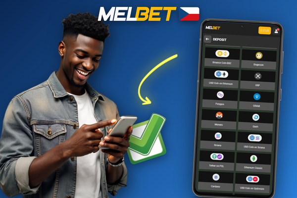 Smartphone s e-peněženkou pro nejrychlejší vklad na účet Melbet Casino