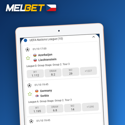 Melbet Casino mobilní sázení na fotbal a live kurzy přímo v aplikaci